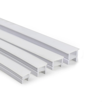 Fleksibilni silikonni poklopac za LED traku, ugrađeni linearni svjetlosni kanal s lukom