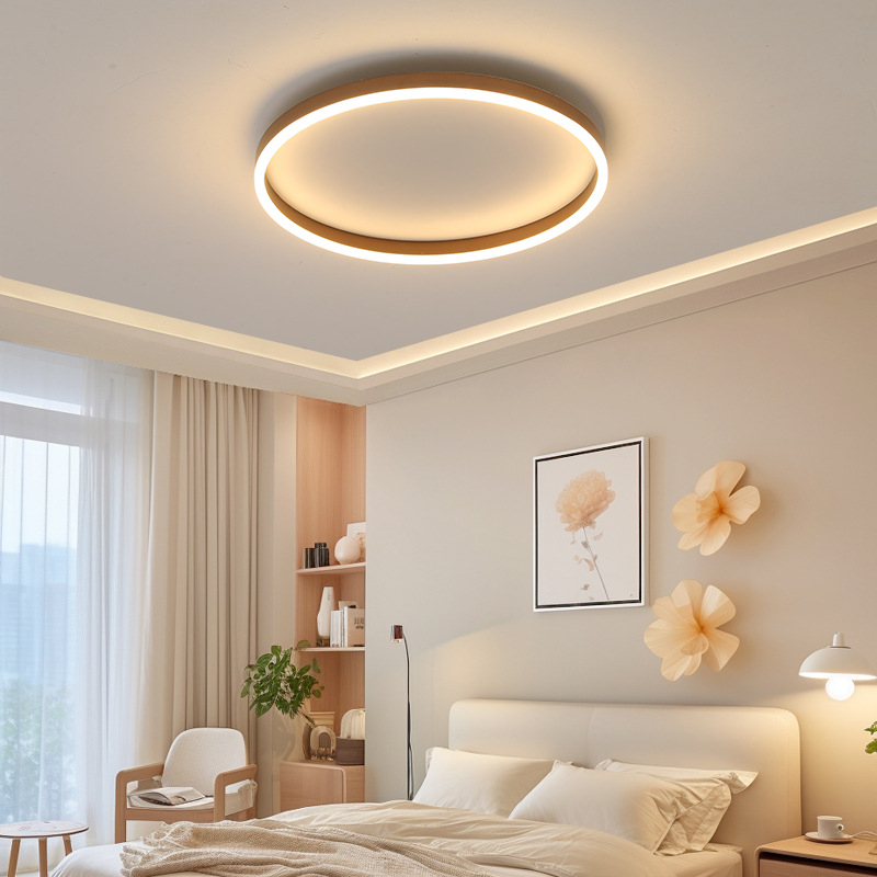 Okrugla LED plafonjera, minimalistički moderni stil, zaštita očiju, pun spektra za spavaću sobu i radni prostor