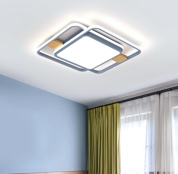 Nordijska LED plafonjera za spavaću sobu i dnevni boravak — jednostavan moderni dizajn, metalno tijelo, akrilni sjenilo, pogodno za prostorije 15–30 m²