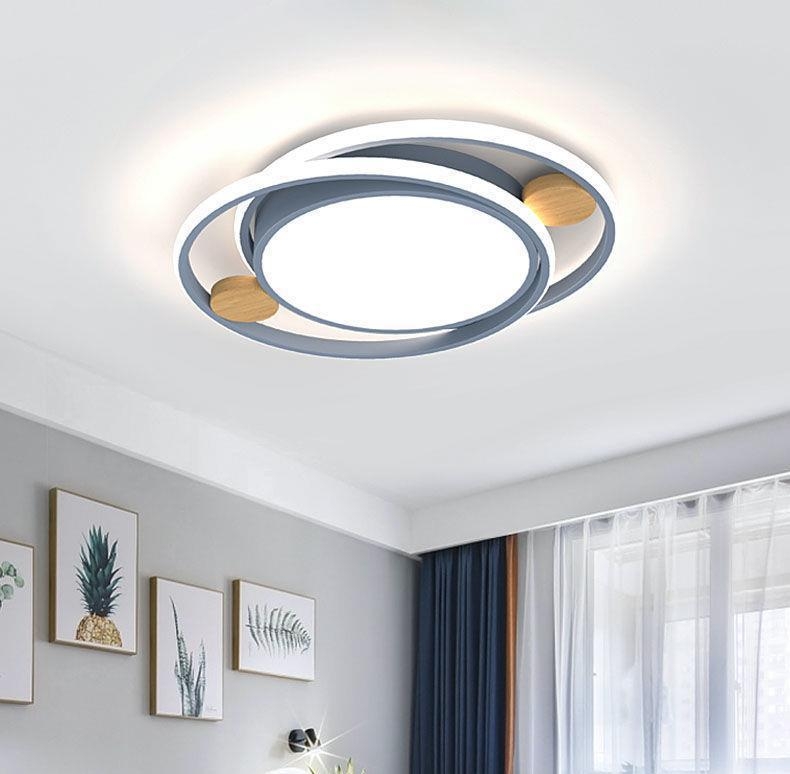 Nordijska LED plafonjera za spavaću sobu i dnevni boravak — jednostavan moderni dizajn, metalno tijelo, akrilni sjenilo, pogodno za prostorije 15–30 m²