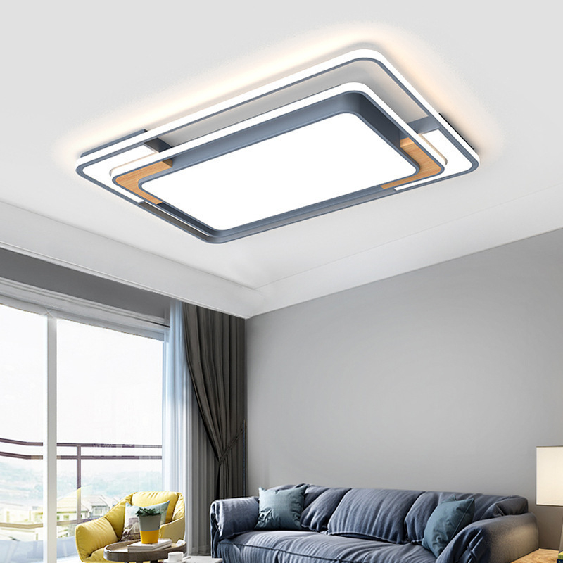 Nordijska LED plafonjera za spavaću sobu i dnevni boravak — jednostavan moderni dizajn, metalno tijelo, akrilni sjenilo, pogodno za prostorije 15–30 m²