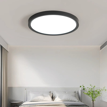 LED okruglo stropno svjetlo s trostranom zaštitom za kupaonicu, balkon, spavaću sobu, kuhinju i hodnik, moderni minimalistički stil