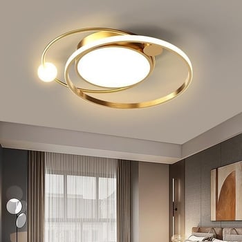 LED stropna svjetiljka za glavnu spavaću sobu, moderni nordijski minimalistički dizajn, diskretan luksuz, svjetiljka za sobu