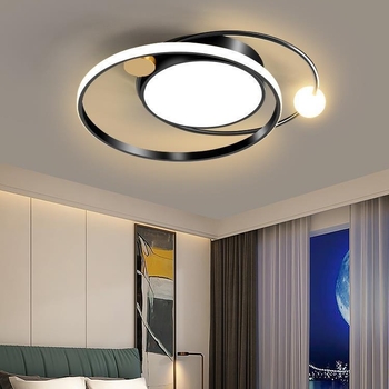 LED stropna svjetiljka za glavnu spavaću sobu, moderni nordijski minimalistički dizajn, diskretan luksuz, svjetiljka za sobu