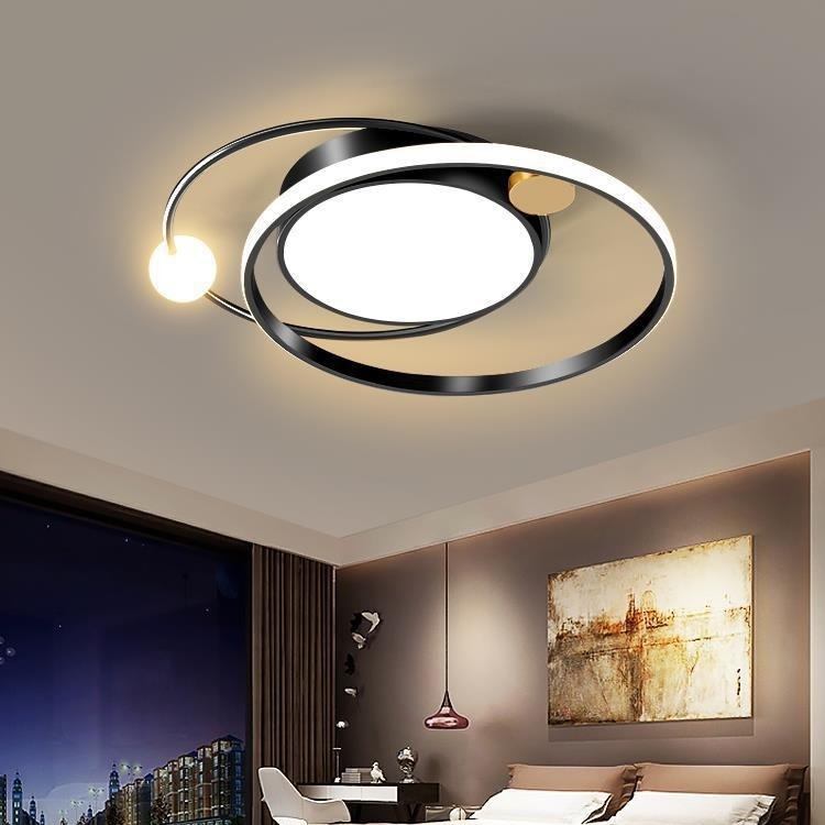 LED stropna svjetiljka za glavnu spavaću sobu, moderni nordijski minimalistički dizajn, diskretan luksuz, svjetiljka za sobu
