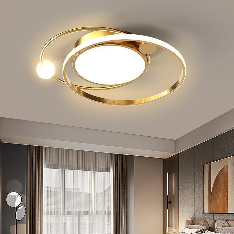 LED stropna svjetiljka za glavnu spavaću sobu, moderni nordijski minimalistički dizajn, diskretan luksuz, svjetiljka za sobu