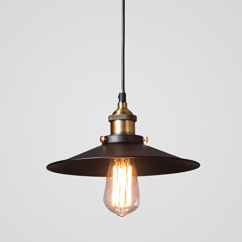 Viseće svjetlo od kovanog željeza, crno, retro industrijskog stila, LED, 220V, za kafiće, barove, restorane i kuhinje