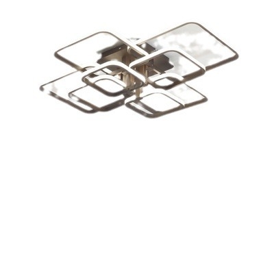 Moderna minimalistička LED plafonjera za dnevni boravak i spavaću sobu, daljinsko upravljanje, postmoderni dizajn, kovno tijelo i akrilni abažur, CRI ≥90, više od 20 LED izvora