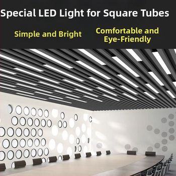 LED duga linearna svjetiljka za ured s bezšavnim spojem, 1200 x 200 mm, IP65, 26 LED, 6500K