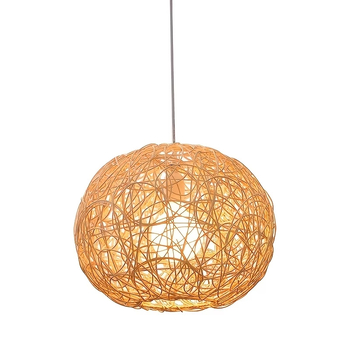 Nordic minimalist rotang gömb lámpabura, szálláshelyekre, erkélyre és teaházba, zen ihletésű gyengéd fény