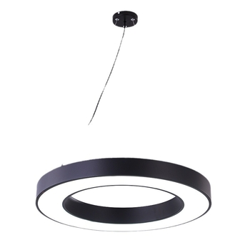 LED viseća rasvjeta za ured s prstenastim oblikom, industrijskog stila, IP44, 240 LED, 3000K/4500K/6500K, dimenzije 600×100×70 mm do 1200×100×70 mm