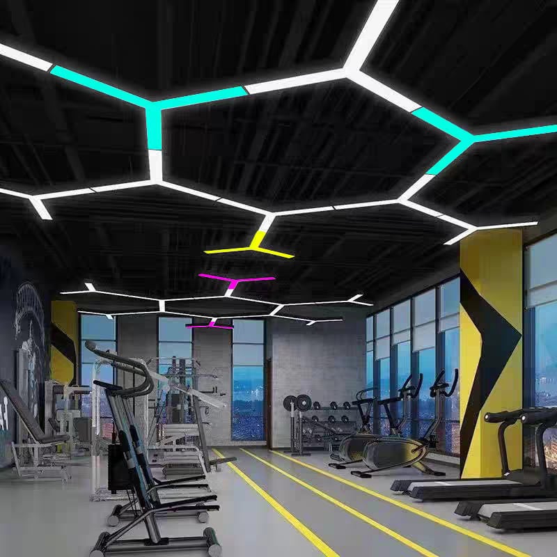 LED uredska viseća svjetiljka s Y-oblikom od kovanog željeza, industrijskog stila, za fitness centar i internet kafić, komercijalna uporaba