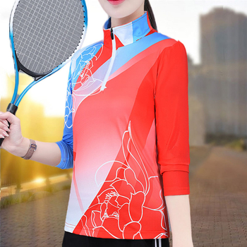 Ženska timska sportska odjeća, 2025 novi model, dugi rukav s polu-zipom, sportski top, casual bazni T-shirt, veleprodaja