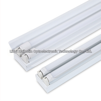 T8 LED trubkové svetlo so držiakom, energeticky úsporné, pre jednotrubový alebo dvojtrubový systém, výška 1,2 m, vhodné pre školy, parkoviská a dielne