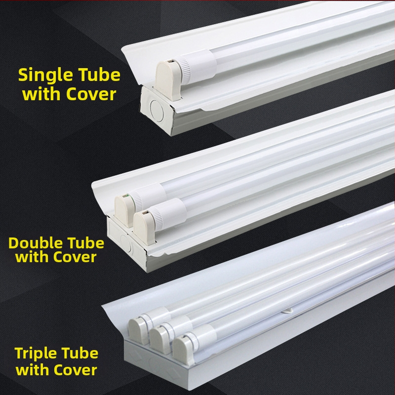 T8 LED trubkové svetlo so držiakom, energeticky úsporné, pre jednotrubový alebo dvojtrubový systém, výška 1,2 m, vhodné pre školy, parkoviská a dielne