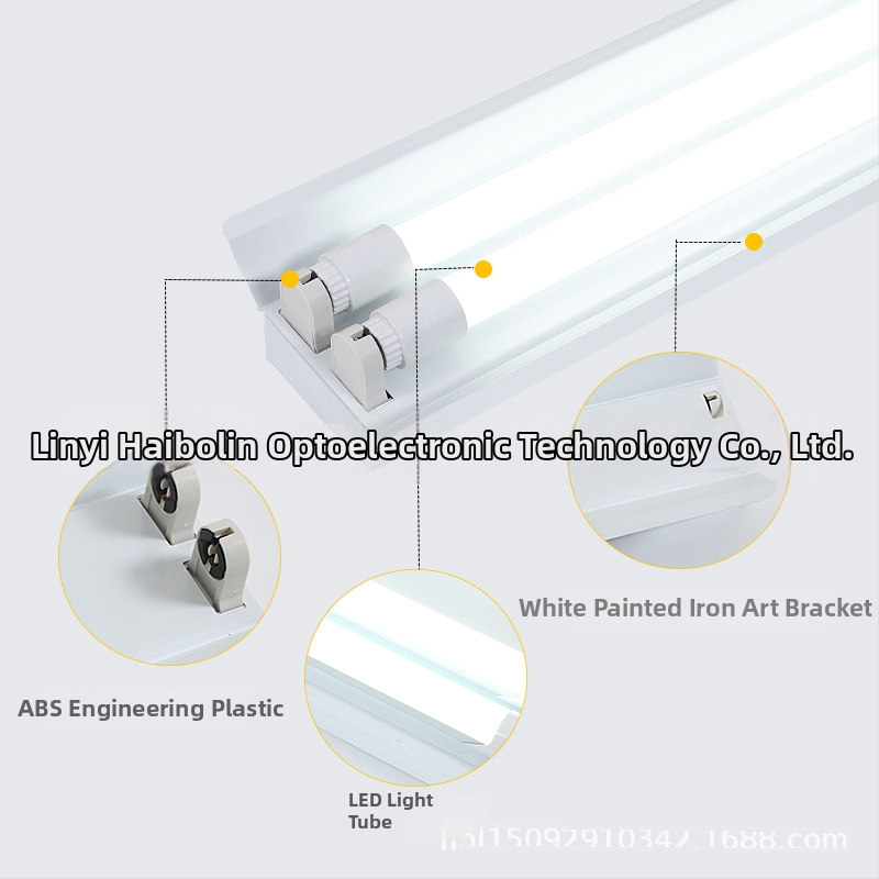 T8 LED trubkové svetlo so držiakom, energeticky úsporné, pre jednotrubový alebo dvojtrubový systém, výška 1,2 m, vhodné pre školy, parkoviská a dielne