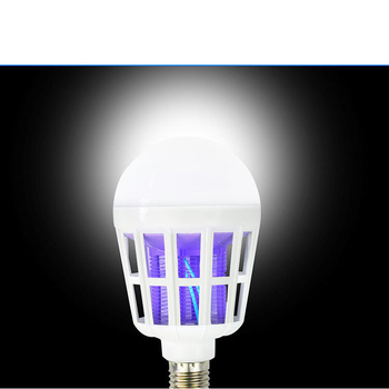 LED lampa za komarce – dvostruka upotreba: rasvjeta i električni šok, E27, IP44, 5730 LED