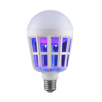 LED lampa za komarce – dvostruka upotreba: rasvjeta i električni šok, E27, IP44, 5730 LED