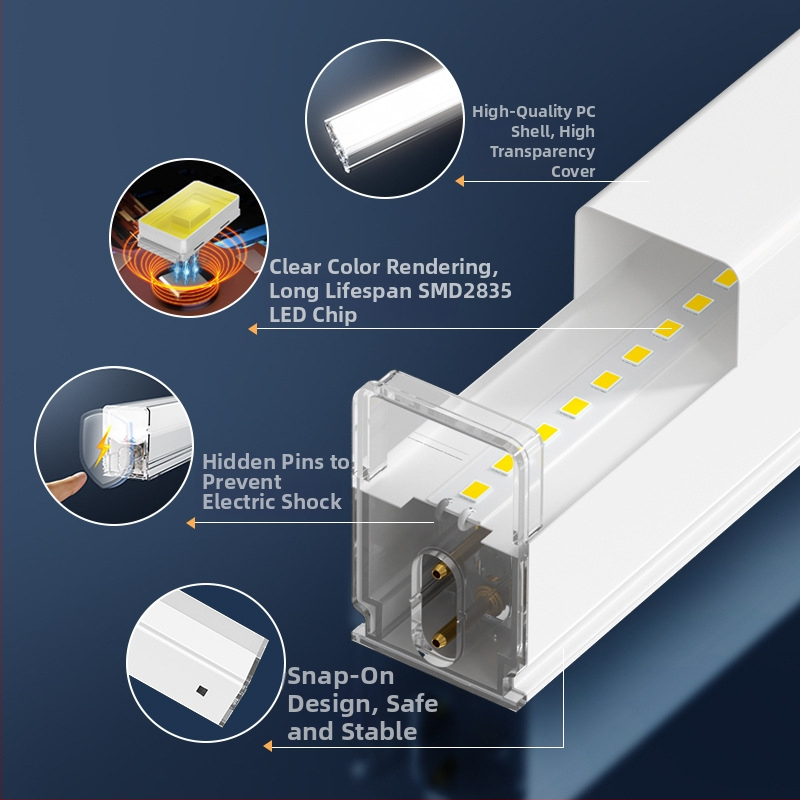 LED pás s dizajnom včelích buniek, ultra jasný a energeticky úsporný, 42W, 440mm, osvetlenie garáže a dielne