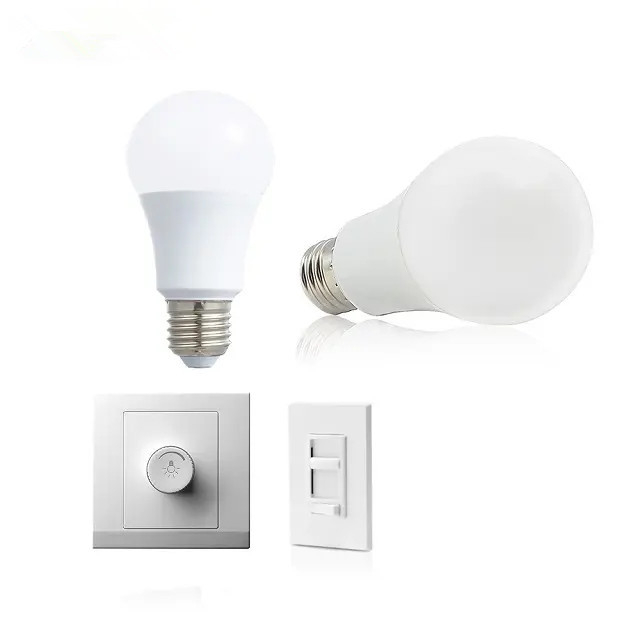 LED žarulja sa SCR-om, podešiva, bez treperenja, široko napajanje 85–265 V, E27, 450 lm, 270° snop svjetla, CRI 80–90
