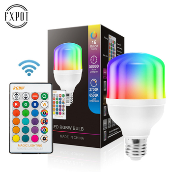 Pametna RGB LED žarulja s daljinskim upravljačem, promjena boje, prigušivanje, memorijska funkcija