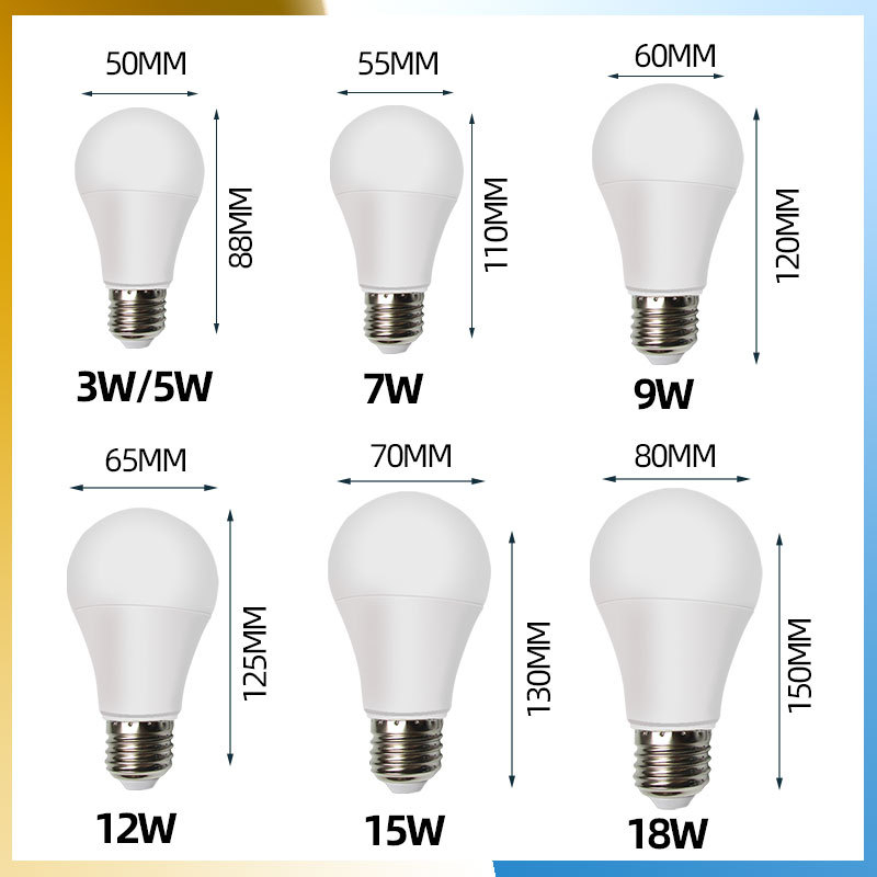LED žarulja za kućnu rasvjetu, E27, bijela svjetlost, 100 lm, kut snopa 120°