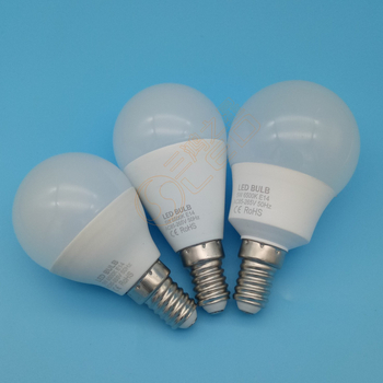 LED žarulja C37G45 s plastičnim premazom od aluminija, konstantni tok, podesiva jačina svjetla, E12/E14 i B22 navojne utičnice