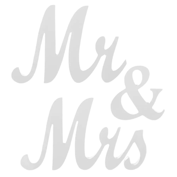 Ξύλινο διακοσμητικό Mr & Mrs για πάρτι και γάμο – διακόσμηση εγγραφής με αγγλικά γράμματα, αντικείμενο φωτογράφισης