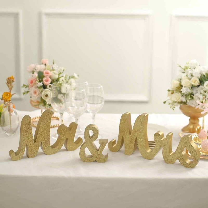 Ξύλινο διακοσμητικό Mr & Mrs για πάρτι και γάμο – διακόσμηση εγγραφής με αγγλικά γράμματα, αντικείμενο φωτογράφισης