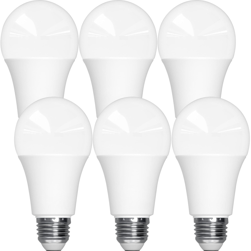 A60 LED žarulja – Visoka snaga, štednja potrošnje energije, visoka svjetlost uz konstantan pogon struje, 15W (ekvivalentno 120W) za kućnu i uredsku uporabu.