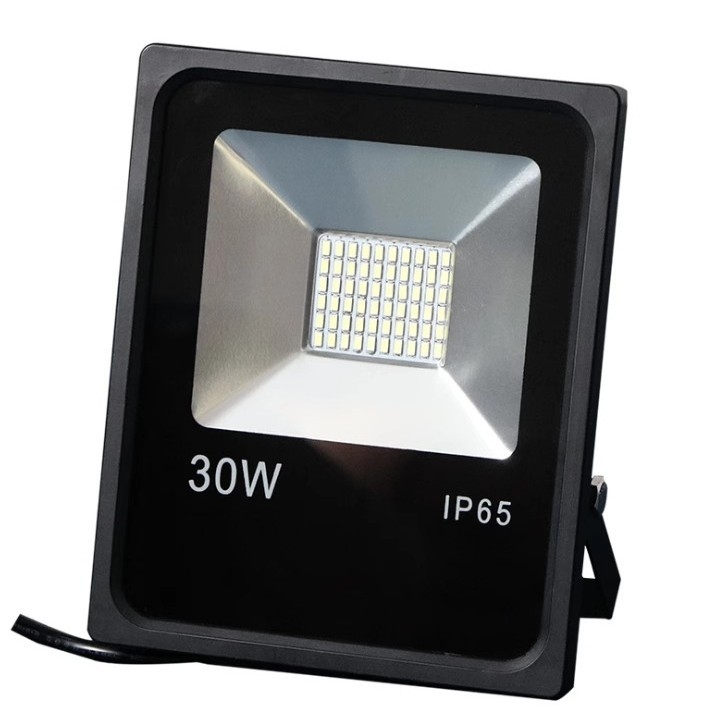 LED vanjski četvrtasti floodlight, vodootporan IP65, 50/100/200W, aluminijsko kućište, crna, osvjetljenje stadiona