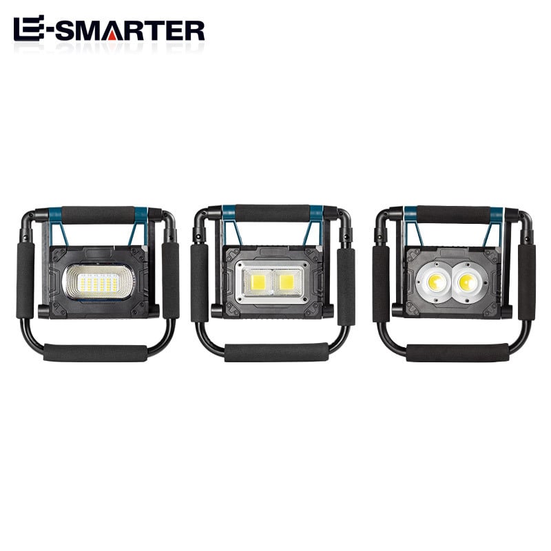 Solarna LED flood light za vanjsku upotrebu, prenosna uz nosač, USB punjenje, IP65, pogodno za kampiranje i planinarenje