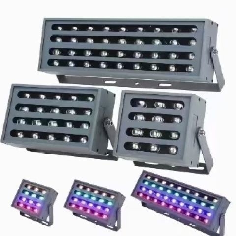 LED дъгова светлина за дърво на открито, водоустойчива цветна прожекторна лампа за паркове и градински ландшафт