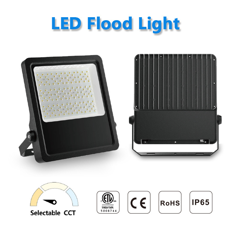 Εξωτερικός LED προβολέας 100W για αποθήκες και εργοτάξια, IP65 αδιάβροχος, τοίχο-μοντάζ 50W φωτιστικό, ETL