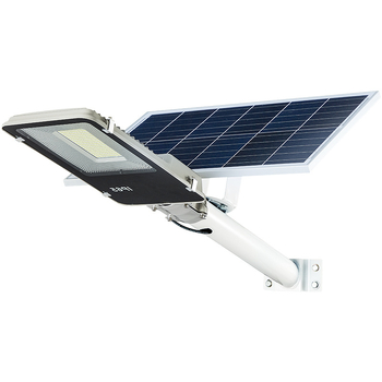 Слънчево LED улично осветление за селски и общински пътища, външно IP65 водоустойчиво, дизайн Златно Бобче, дистанционно управление, 12V, 24–36 ч