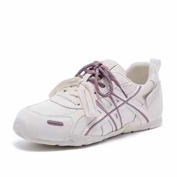Дамски спортни обувки от естествена кожа с повдигащ подметник, немски стил, 2026 пролетни обувки