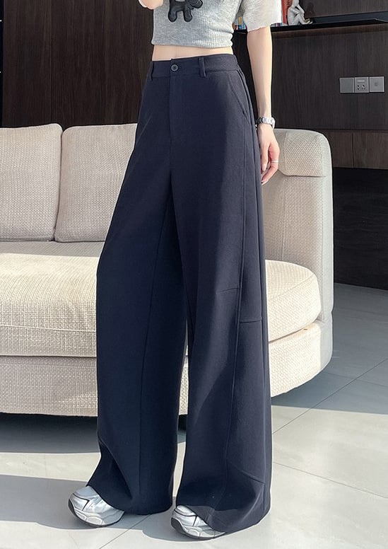 Pantaloni trening femei patchwork în stil american, primăvara 2026, croială largă, lejeri, casual, cu drapaj