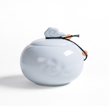 Yanjia Porcelain Shop – Xiangyun Celadon kerámia teás doboz, lezárt teás tartály