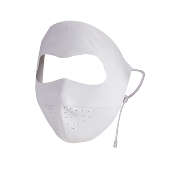 Hialuronsavval ellátott UV-védő teljes arcmask nőknek, lélegző ice silk anyag, varratmentes kerékpározáshoz