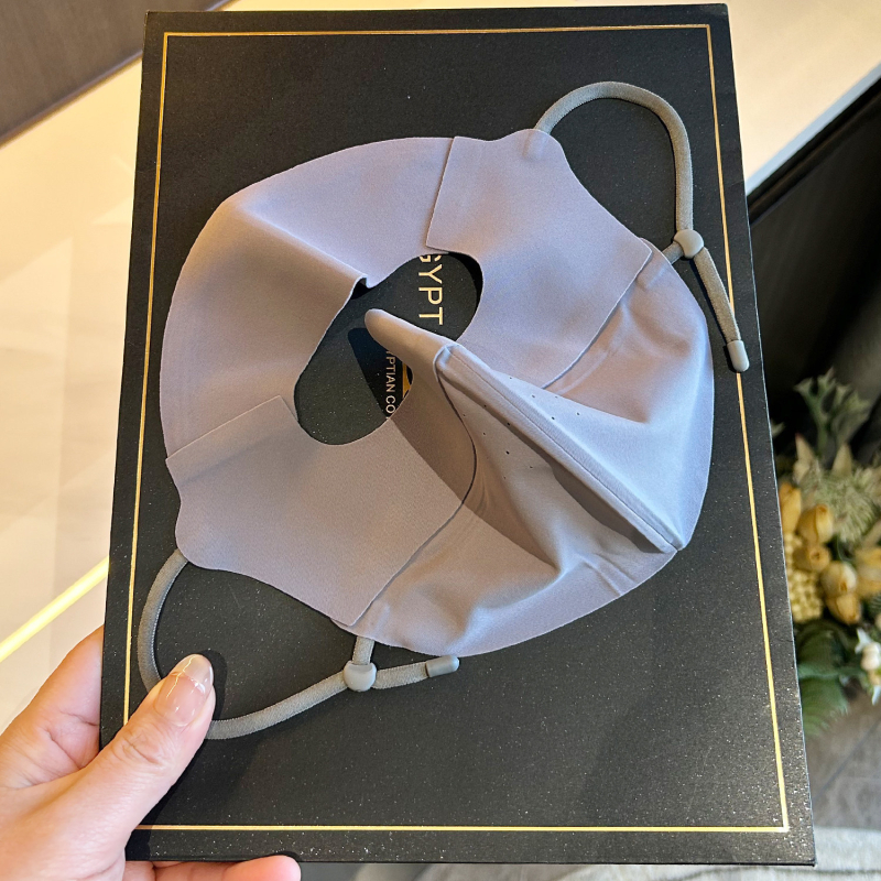Hialuronsavval ellátott UV-védő teljes arcmask nőknek, lélegző ice silk anyag, varratmentes kerékpározáshoz