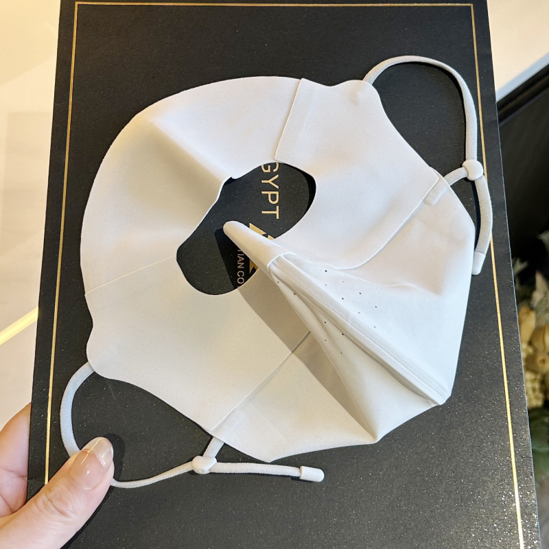 Hialuronsavval ellátott UV-védő teljes arcmask nőknek, lélegző ice silk anyag, varratmentes kerékpározáshoz