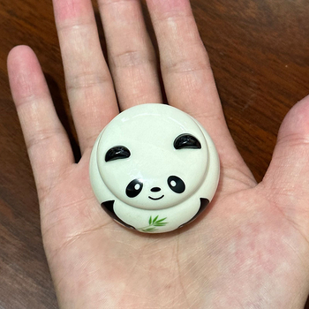 Celadon-mázú kerámia mini zárt edény, porcelán palack fedővel