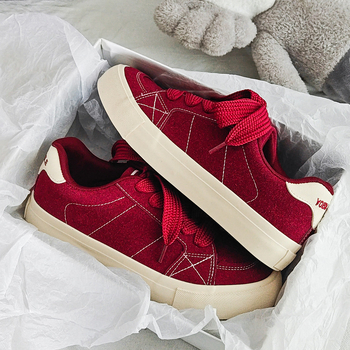 Férfi őszi-téli casual vastag talpú loaferok nubuk bőr és canvas anyagból, lélegző mindennapi sportcipők
