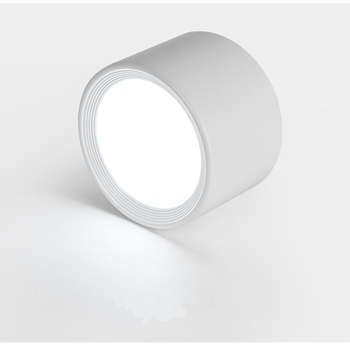 Okružni LED downlight za površinsku montažu s Purui čipom, 3000K topla bijela, aluminijsko kućište, 220V
