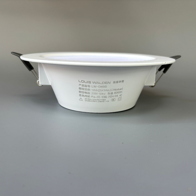 LED ugrađeni stropni downlight, cilindrično aluminijsko kućište, 6W/9W/12W/18W, 220V, CRI ≥90