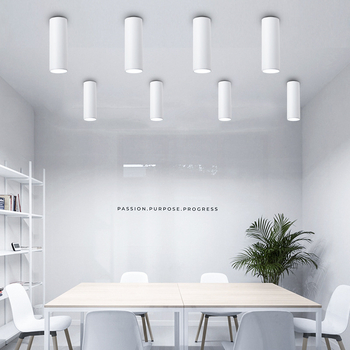 Cilindrična duga downlight svjetiljka za strop, skandinavski stil, za restorane i trgovine