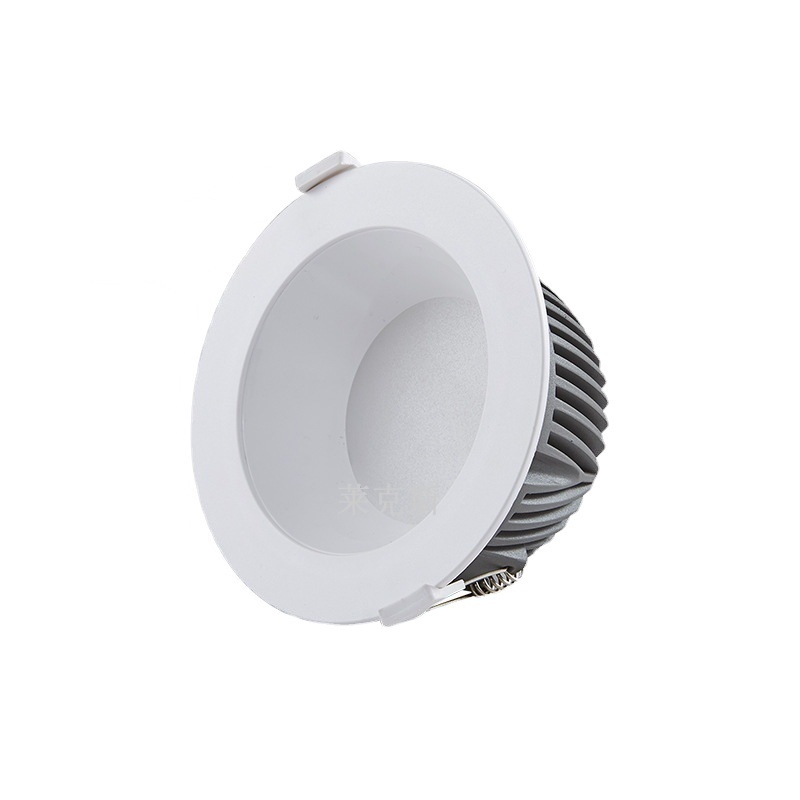 LED ugrađeni downlight s anti-glare i anti-fog, promjer 7,5 cm, 7W, 6000K hladno bijela, okruglo stropno svjetlo za dnevni boravak, hotel i trgovački centar