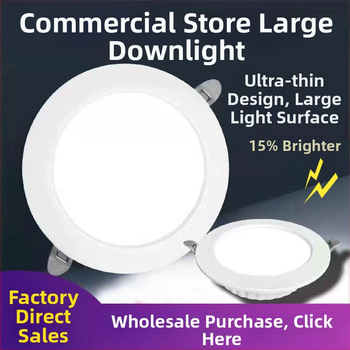 LED downlight za strop, ultra-tanki, ugrađen, s anti-glare efektom, bijela svjetlost, otvor 75 mm