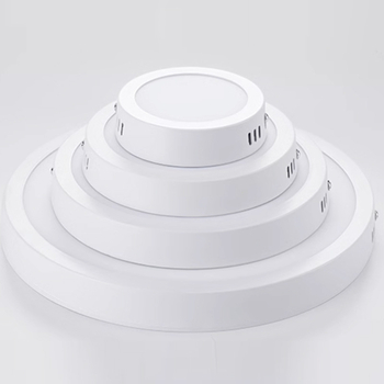 QiH ultra-tanki LED downlight površinskog ugradbenog tipa, bez rupa, kružno panel svjetla 12W, za hodnike/kućnu i poslovnu upotrebu, aluminijsko kućište, 3000K/6000K, 170–265V