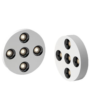 Ultra-tanki kružni downlight za površinski montiranje, za dnevni boravak i blagovaonu, COB LED, 3000K topla bijela, 16–20W, pametno upravljanje